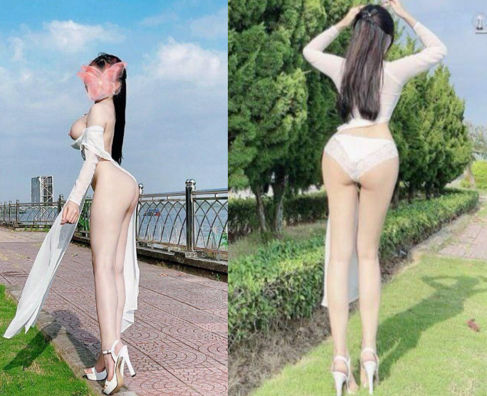 Em mặc áo dài quyến rũ, quấn lấy anh trong cơn mê đắm.